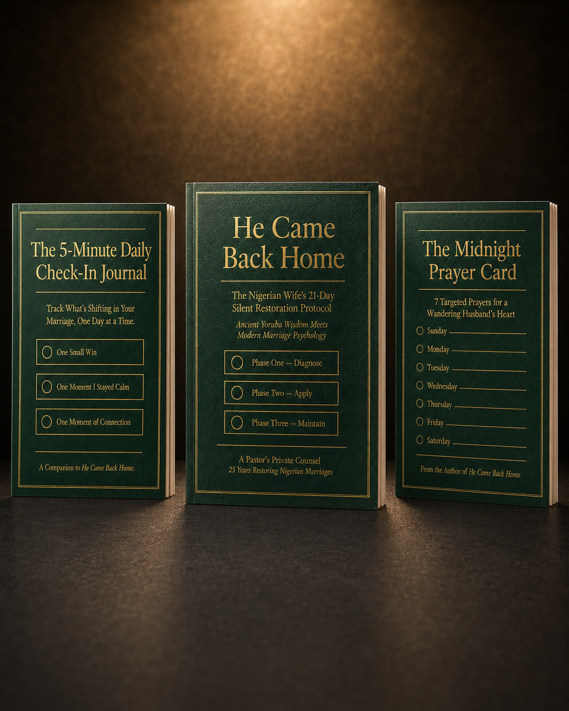 Complete Bundle — He Came Back Home + Both Bonuses
