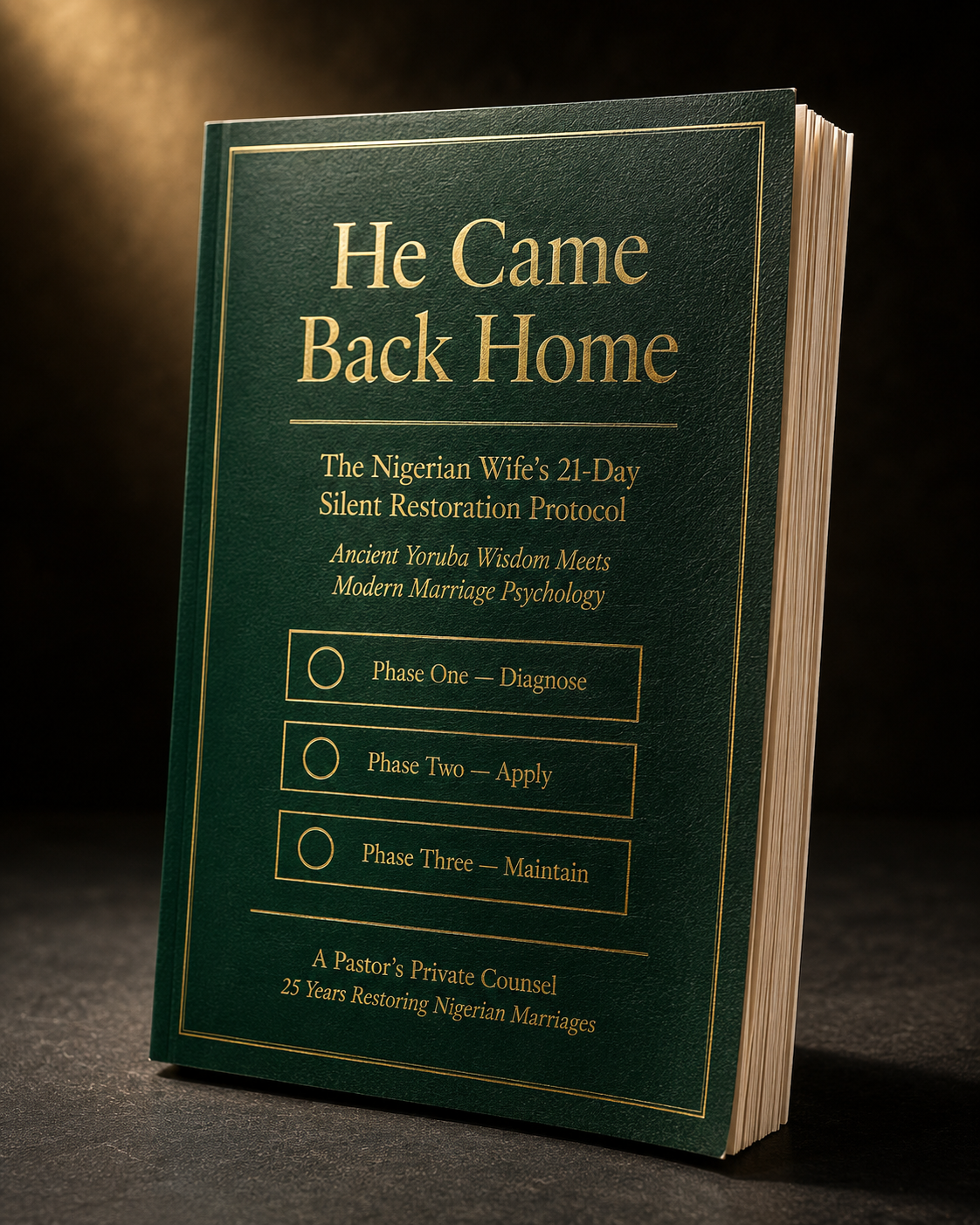 He Came Back Home — The Nigerian Wife's 21-Day Silent Restoration Protocol