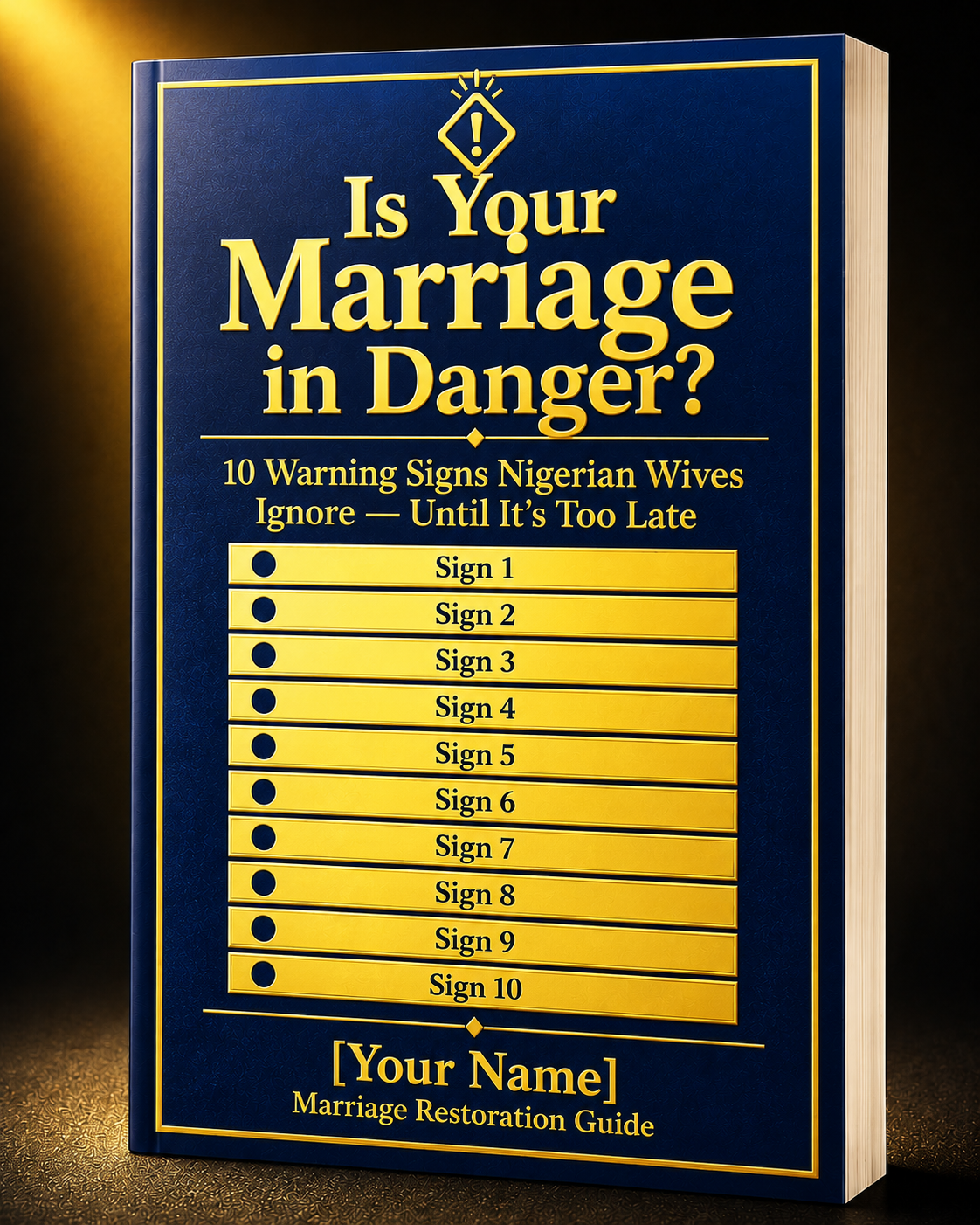 Bonus 1 - Is Your Marriage in Danger?