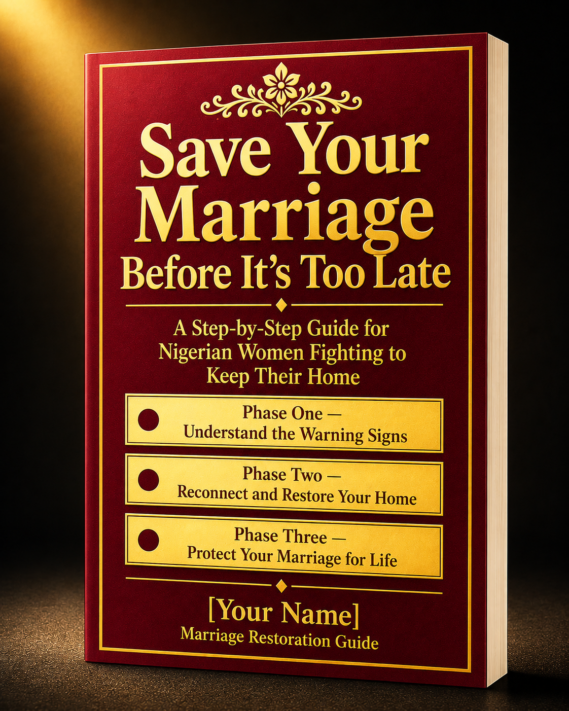 Save Your Marriage Before It's Too Late - PDF Guide